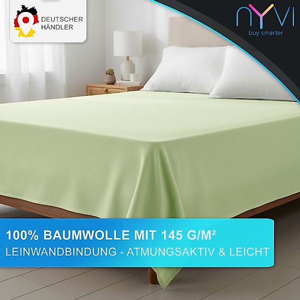 NYVI Betttuch Linon Deluxe Bettlaken ohne günstig online kaufen