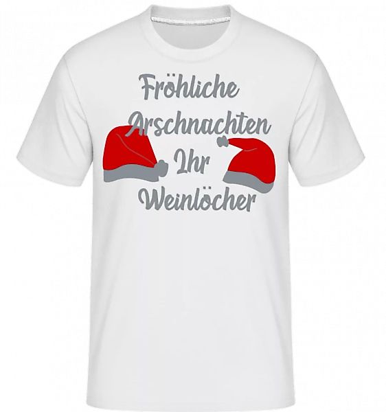 Fröhliche Arschnachten · Shirtinator Männer T-Shirt günstig online kaufen
