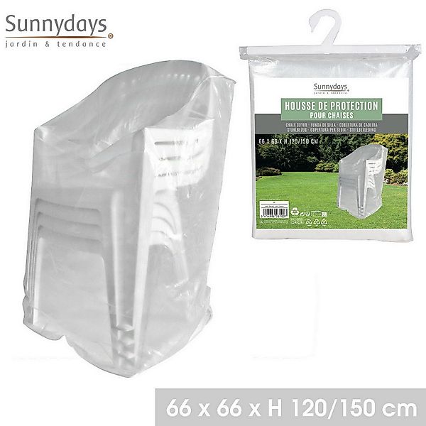 Sunnydays Gartenmöbel-Schutzhülle Stapelstuhl Schutzhaube Stuhl-Hülle Abdec günstig online kaufen