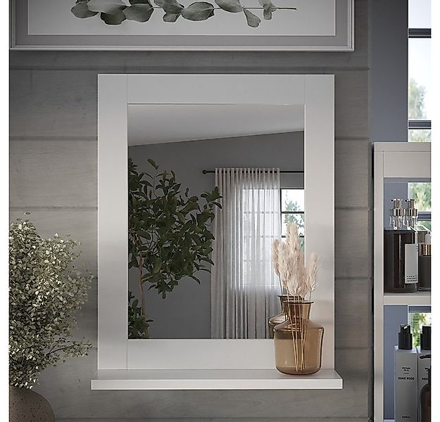 Vicco Badspiegel Vilda, Weiß, 40 x 50 cm (1-St) günstig online kaufen