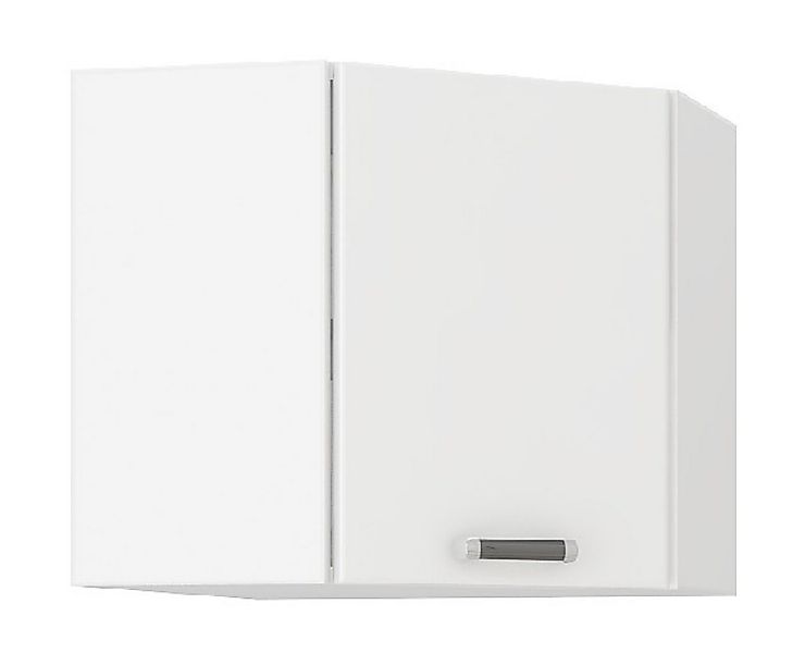 Küchen-Preisbombe Eckhängeschrank 58x58 cm Küche Omega Schwarz Weiss Küchen günstig online kaufen