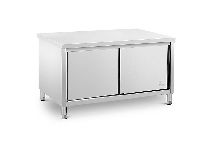 Royal Catering Arbeitstisch Edelstahl-Arbeitsschrank verstärkt 160 x 80 cm günstig online kaufen
