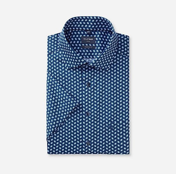 OLYMP Kurzarmhemd Luxor modern fit mit modernen Print günstig online kaufen