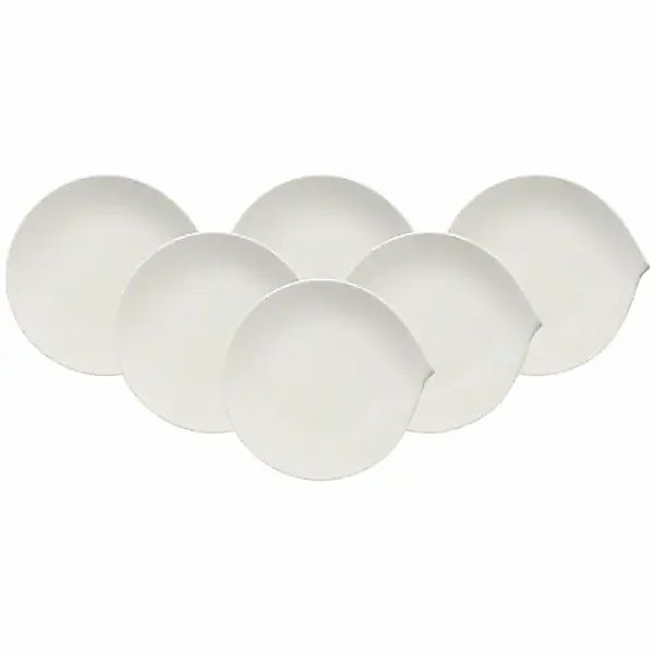 Villeroy & Boch Speiseteller »Speiseteller Flow ø 27 cm 6er Set weiß« günstig online kaufen