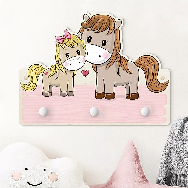 Kindergarderobe Holz Pferd Pony günstig online kaufen