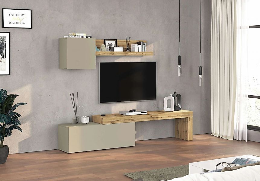 OTTO home TV-Wand "Chronos TV-Set, Wohnwand – Elemente frei platzierbar, Ma günstig online kaufen