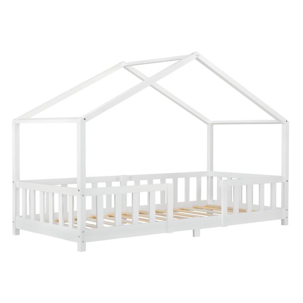 en.casa Kinderbett, »Treviolo« Haus-Optik Montessori 90x200 günstig online kaufen