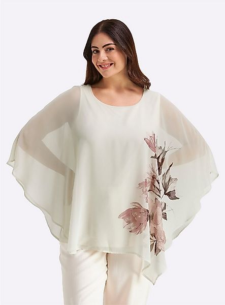 Sheego Klassische Bluse Tunika 3/4-Arm günstig online kaufen