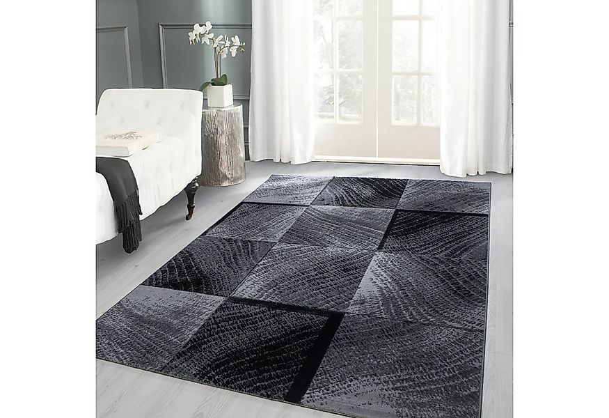 Carpettex Designteppich Kariert Design, Rechteckig, Höhe: 6 mm, Kurzflor Te günstig online kaufen