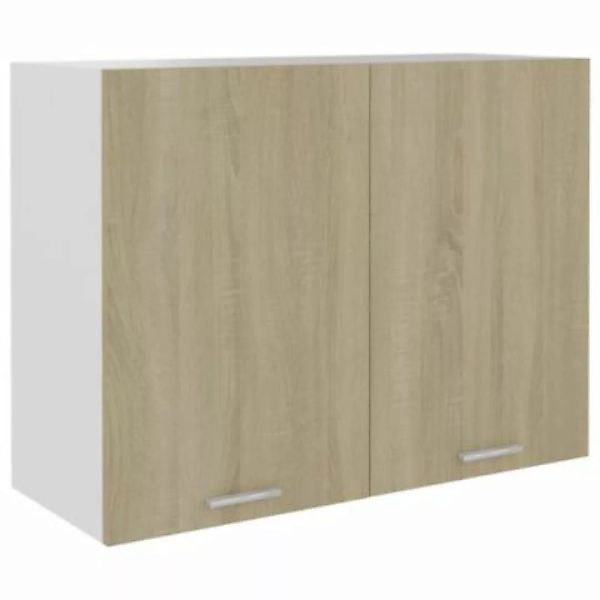 vidaXL Hängeschrank Sonoma-Eiche 80x31x60 cm Holzwerkstoff Hängeschrank bra günstig online kaufen