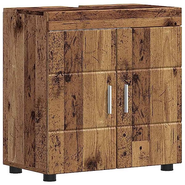 vidaXL Badezimmerspiegelschrank Badezimmer Waschbecken Schrank TULUM günstig online kaufen