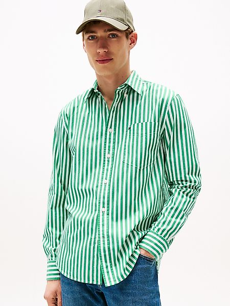 Tommy Hilfiger Langarmhemd FLEX POPLIN BOLD günstig online kaufen