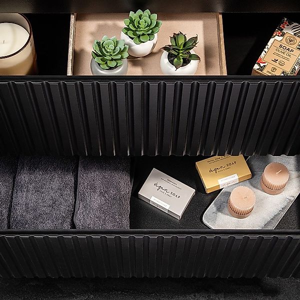 Lomadox Waschtisch NEWPORT-56-BLACK, in schwarz und günstig online kaufen