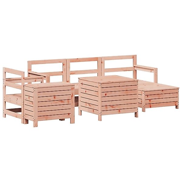 vidaXL 7-Tlg Garten-Sofagarnitur Massivholz Douglasie 3250554 günstig online kaufen