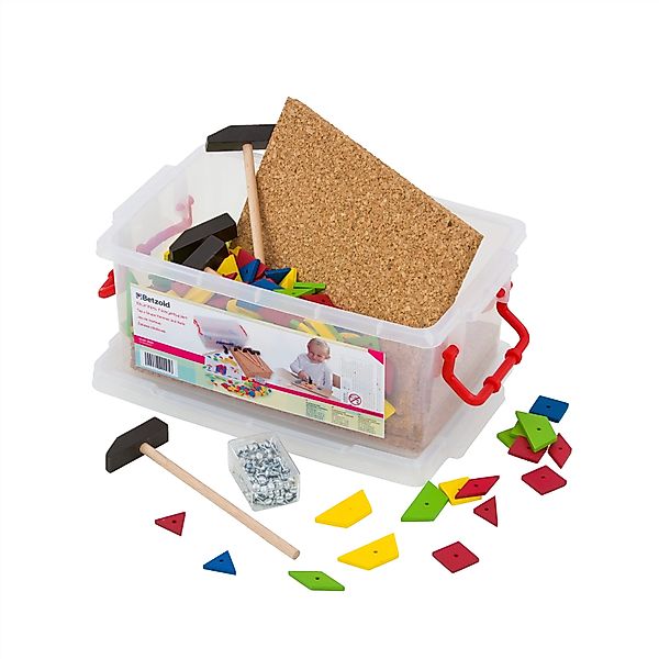 Betzold Lernspielzeug Hämmerchenspiel-Set – Kreatives Nagelspiel günstig online kaufen