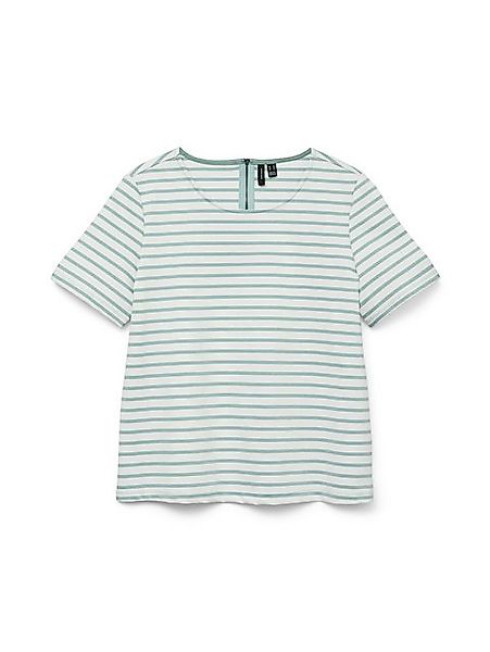 Vero Moda Rundhalsshirt VMABBY SS ZIP TOP JRS NOOS günstig online kaufen