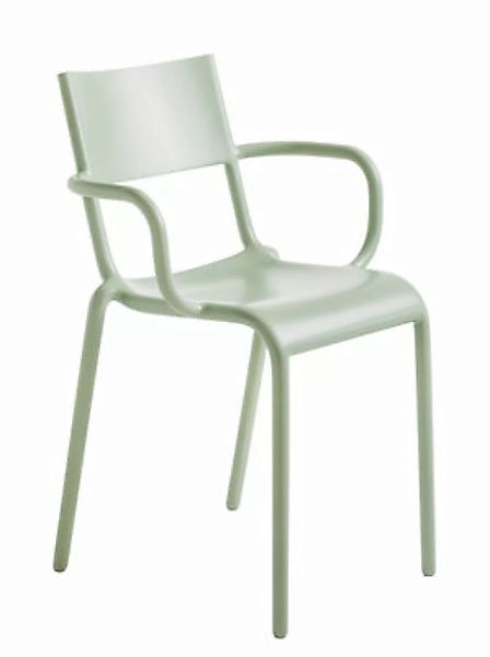 Stapelbarer Sessel Generic A plastikmaterial grün / Polypropylen - Kartell günstig online kaufen