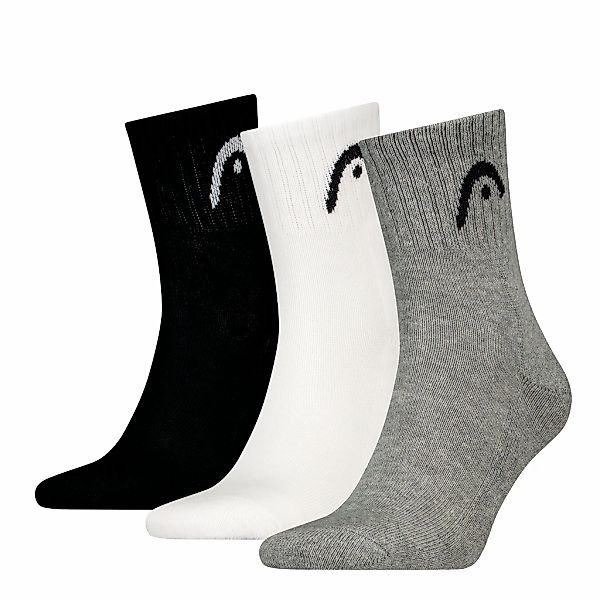 Head Kurzsocken "HEAD ALL SPORTS TRAINING SHORT CREW" 3 Paar, mit gepolster günstig online kaufen