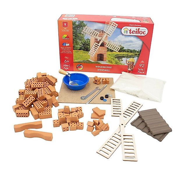 teifoc Windmühle Steinbaukasten, (Konstruktionsspielzeug, 100 St., Bastelse günstig online kaufen