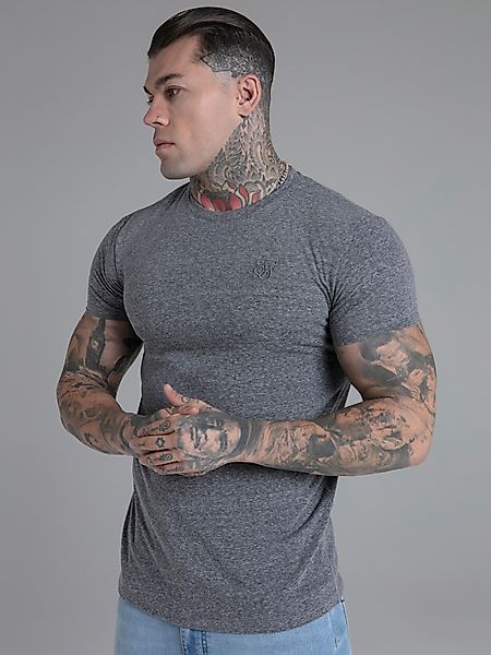 Siksilk T-Shirt SikSilk Herren Dunkelgrau Marl günstig online kaufen