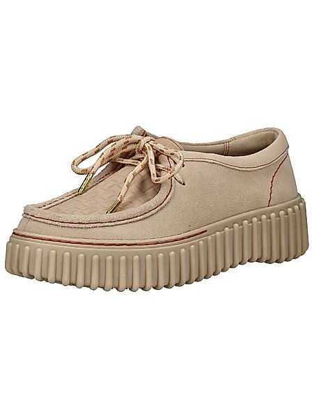 Clarks Clarks Halbschuhe Veloursleder Schnürschuh günstig online kaufen