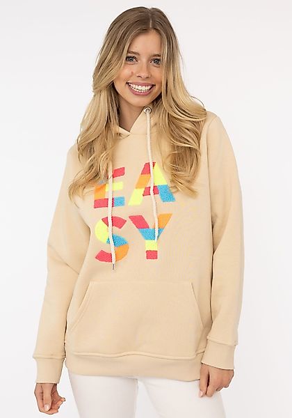 Zwillingsherz Hoodie "EASY" mit buntem Easy günstig online kaufen