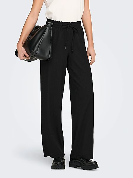 ONLY Schlupfhose "ONLALTA MW STRING WIDE PANT PNT ZLO" Materialmix, weite B günstig online kaufen