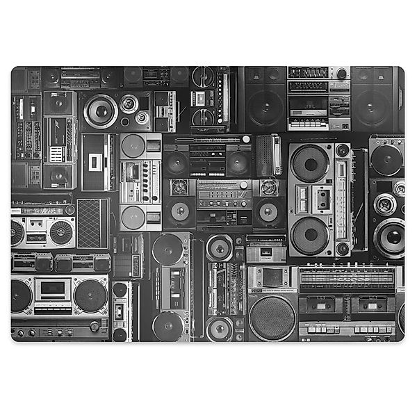 Tulup Bodenschutzmatte Tonbandgerät Bürostuhlunterlage 120x90 cm Grau Boden günstig online kaufen