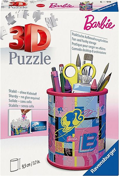 Ravensburger 3D-Puzzle Utensilo Barbie, 54 Puzzleteile, günstig online kaufen