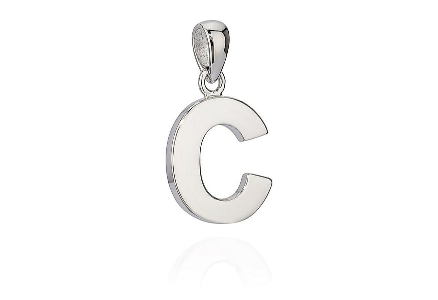 NKlaus Kettenanhänger 13x12mm Kettenanhänger Buchstabe C Silber 925 anla günstig online kaufen
