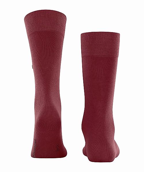 Burlington Lord Herren Socken, 40-46, Rot, Uni, Baumwolle, 21021-883002 günstig online kaufen