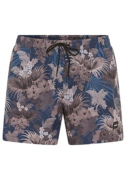 BOSS Badeshorts Piranha mit buntem Alloverdruck günstig online kaufen