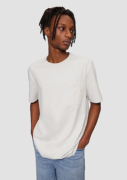 QS Kurzarmshirt T-Shirt T-Shirt mit Brusttasche günstig online kaufen