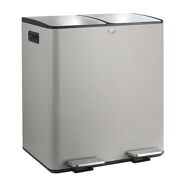 Spirella Kosmetikeimer Aliya 2 x 20 l Taupe Matt günstig online kaufen