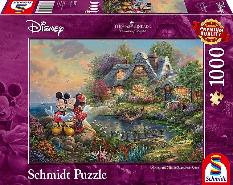 Schmidt Spiele Puzzle Disney, Sweethearts Mickey & Minnie, 1000 Puzzleteile günstig online kaufen