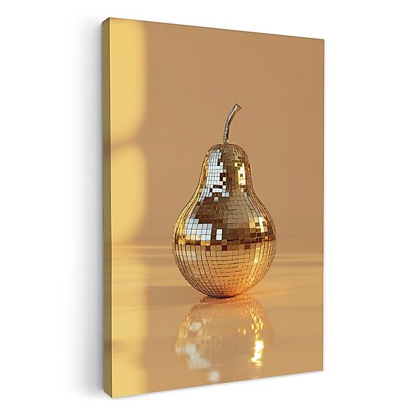 OneMillionCanvasses® Leinwandbild Gold - Disco - günstig online kaufen