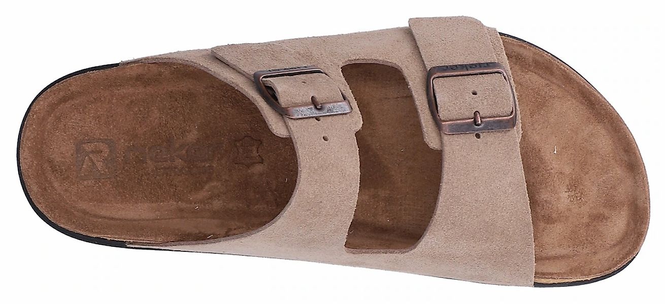 Rieker Pantolette Sommerschuh, Strandschuh, Hausschuh mit bequemem Fußbett günstig online kaufen