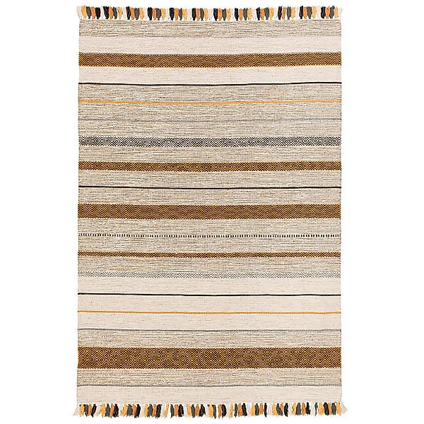 Pergamon Wollteppich Natur Teppich Kelim Kalleen, günstig online kaufen