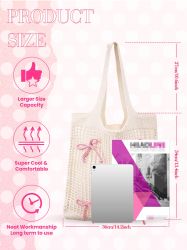 Coonoor Schultertasche Damen Strandtasche mit Schleife, günstig online kaufen