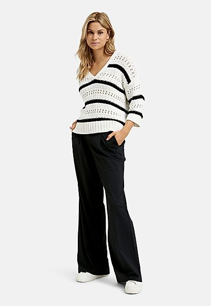 Milano Italy Strickpullover 1/2 SLEEVE V-NECK günstig online kaufen
