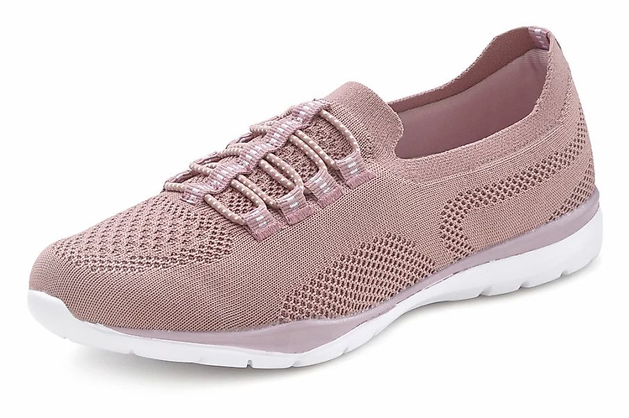 LASCANA Sneaker "Slipper, Halbschuh" aus leichtem Textil-Material VEGAN günstig online kaufen