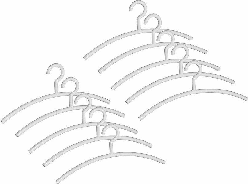 WENKO Kleiderbügel "Mir", (Set, 10 tlg.), Kunststoff, 45 cm günstig online kaufen