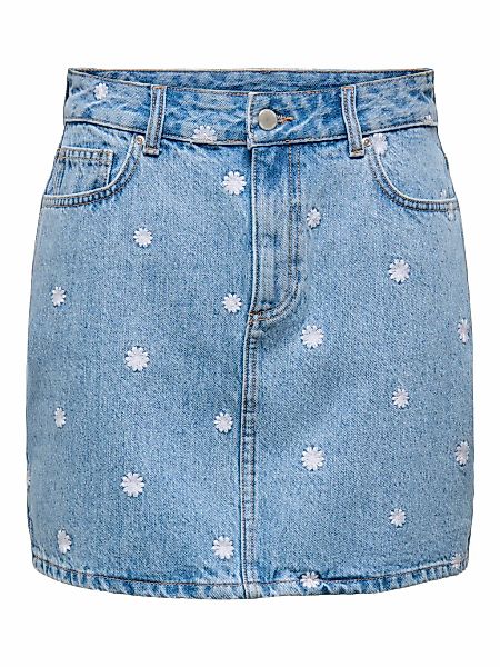 ONLY Jeansrock "ONLSTELLA DAISY SHORT SKIRT DNM AZG" günstig online kaufen
