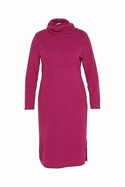 Paprika A-Linien-Kleid Langes, Unifarbenes Pulloverkleid Mit Rollkragen (1- günstig online kaufen