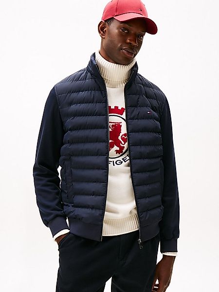 Tommy Hilfiger Steppjacke MIX MEDIA HOODED ZIP THROUGH mit gesteppten Einsa günstig online kaufen