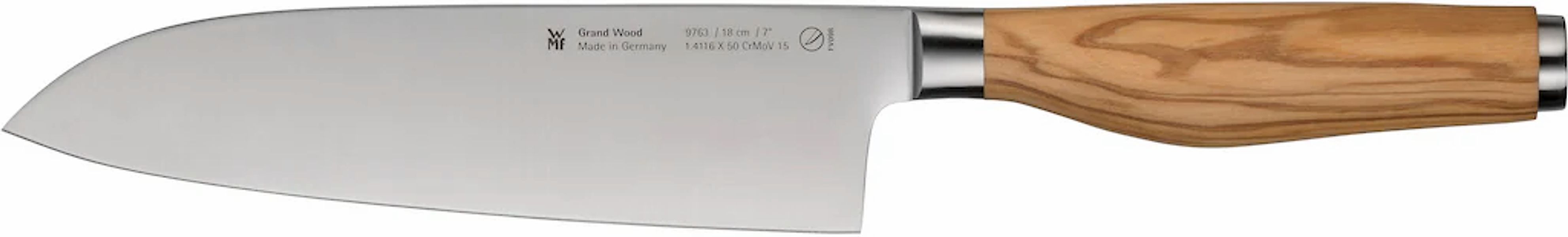 WMF Santokumesser "Grand Wood" 18 cm, Olivenholzgriff, handgeschmiedeter Sp günstig online kaufen