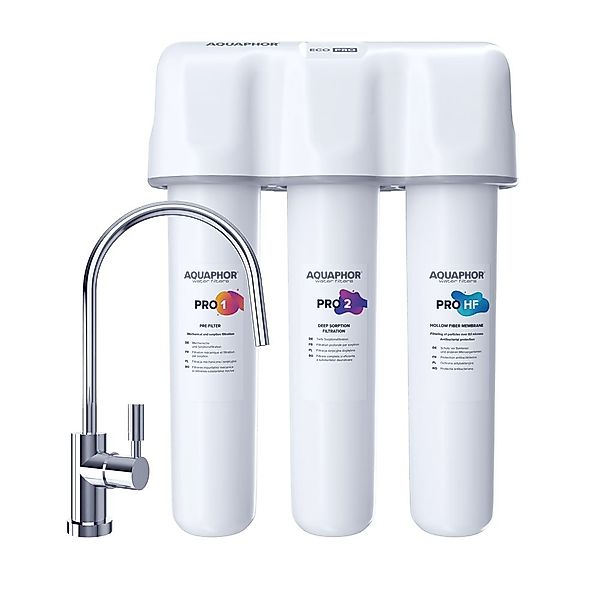 AQUAPHOR Untertisch-Trinkwassersystem Aktivkohle-Wasserfilter-System ECO PR günstig online kaufen
