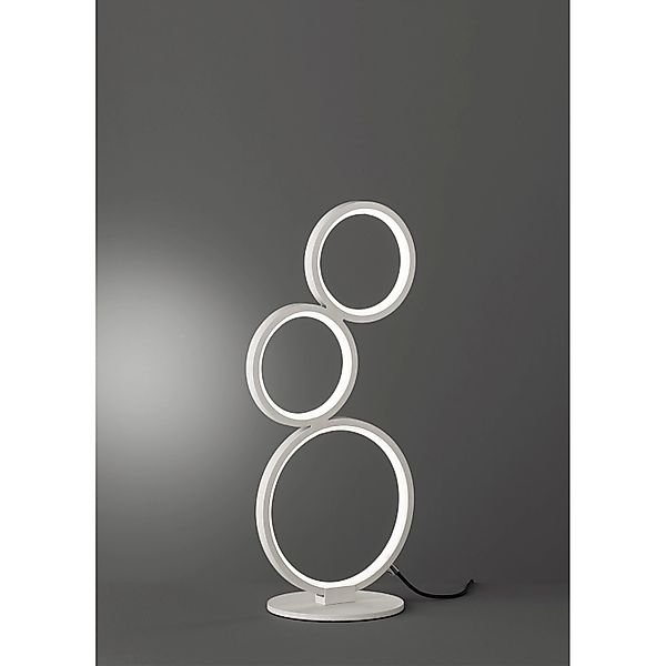 Trio Leuchten LED-Tischlampe Rondo Weiß matt günstig online kaufen