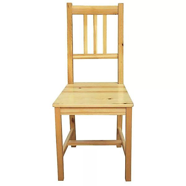 Holz Stuhl Set Kiefer im Landhausstil Massivholz (2er Set) günstig online kaufen