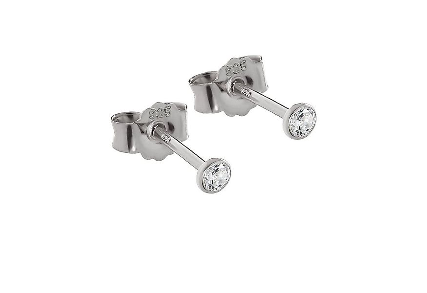 NKlaus Paar Ohrstecker Paar 2,3mm Ohrstecker 925 Sterlingsilber Silber An ( günstig online kaufen